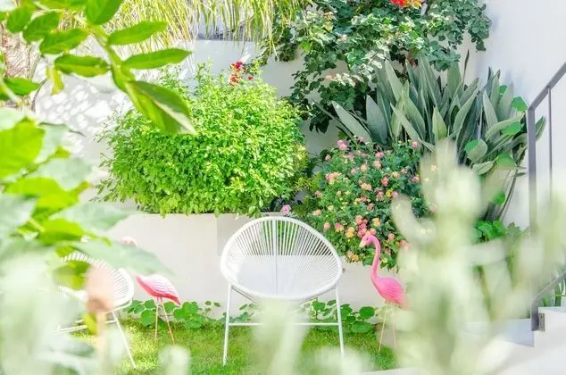Design Apart Daire, 1 Yatak Odası, Teras, Bahçe Manzaralı