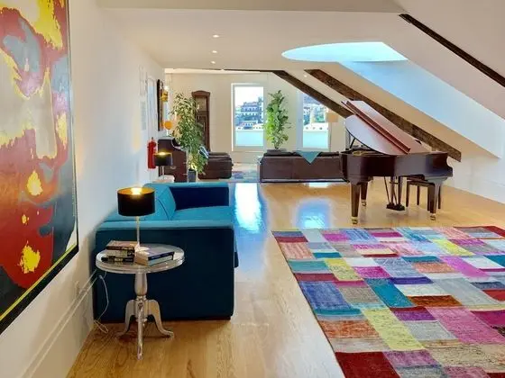 Deluxe Çatı Katı (Loft), 1 Yatak Odası, Teras, Şehir Manzaralı