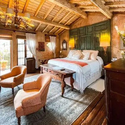 Süit, 1 En Büyük (King) Boy Yatak, Şömine, Dağ Manzaralı