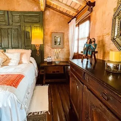 Süit, 1 En Büyük (King) Boy Yatak, Şömine, Dağ Manzaralı