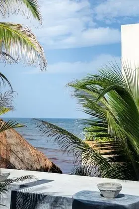 Deluxe Oceanfront  king size bed with plunge pool and terrace