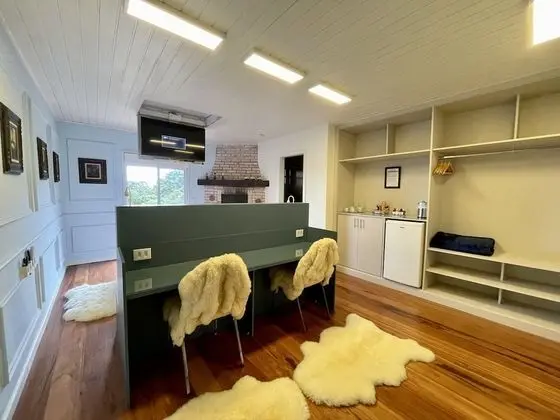 Tek Büyük Yataklı Oda, Şömine