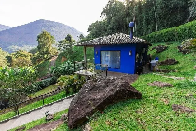 Panoramic Dağ Evi, 1 Büyük (Queen) Boy Yatak, Dağ Manzaralı (Chale da Pedra)