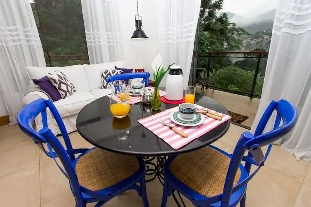 Panoramic Dağ Evi, 1 Büyük (Queen) Boy Yatak, Dağ Manzaralı (Chale da Pedra)