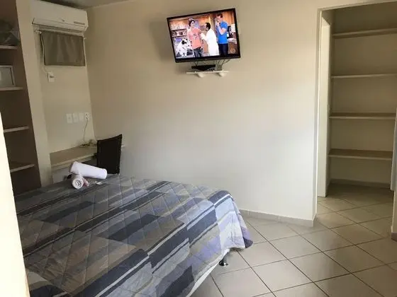 Tek Büyük Yataklı Oda, Buzdolabı ve Mikrodalga (Piso Superior)