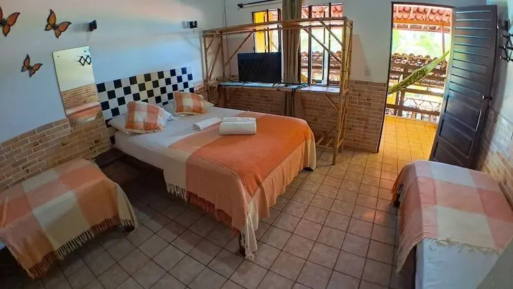 Comfort Dört Kişilik Oda, Birden Çok Yatak, Buzdolabı, Havuz Manzaralı