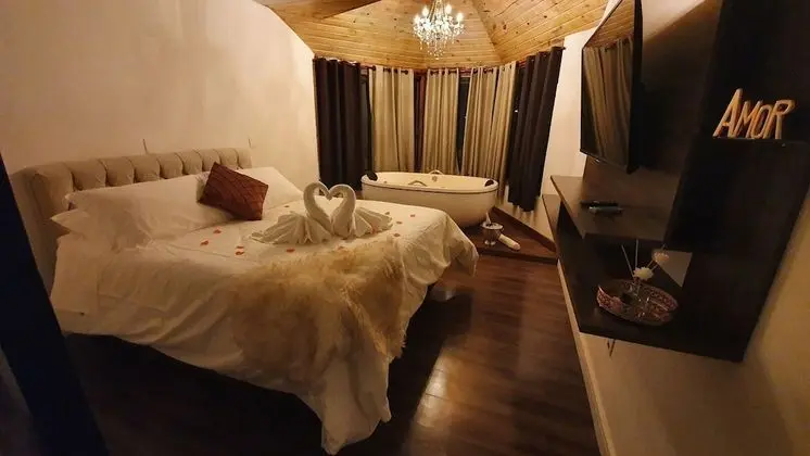 Panoramic Oda, 1 Büyük (Queen) Boy Yatak, Jakuzi, Dağ Manzaralı