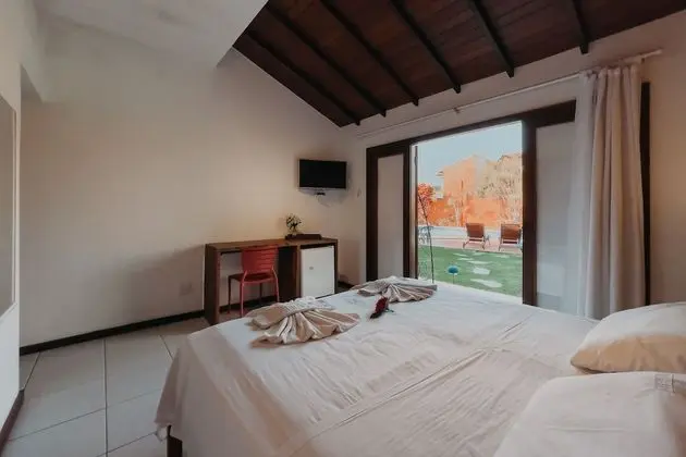 Suite  vista para a piscina