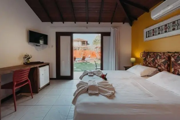 Suite  vista para a piscina