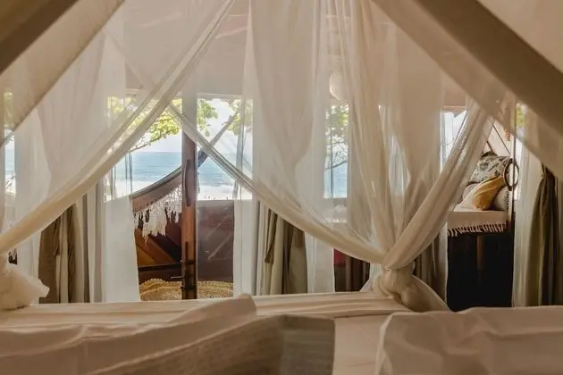 Suíte deluxe com vista privilegiada para o mar e varanda, 2 hospedes