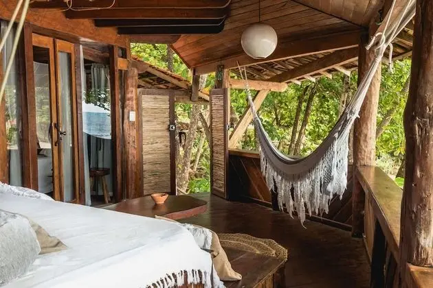 Suíte deluxe com vista privilegiada para o mar e varanda, 2 hospedes