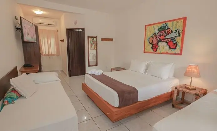 Deluxe Dört Kişilik Oda, Veranda