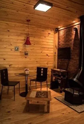 Deluxe Dağ Evi, Balkon