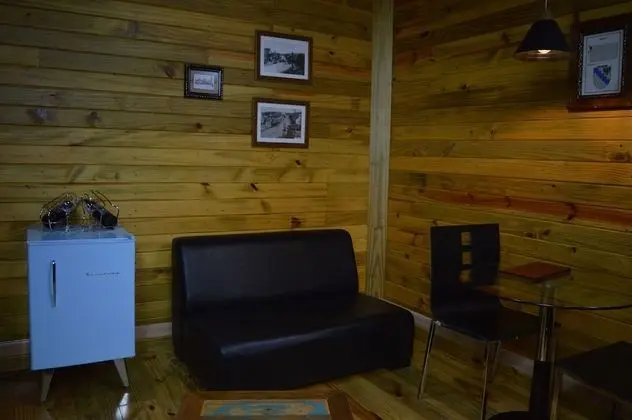 Deluxe Dağ Evi, Balkon