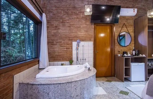 Deluxe Dağ Evi, 1 Büyük (Queen) Boy Yatak, Bahçe Manzaralı
