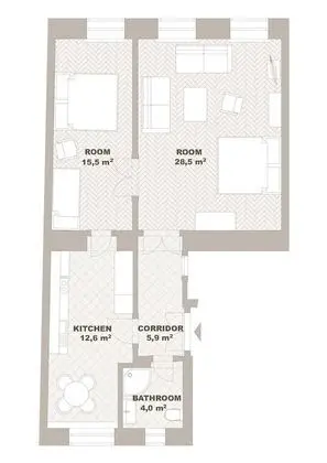 Deluxe Apart Daire