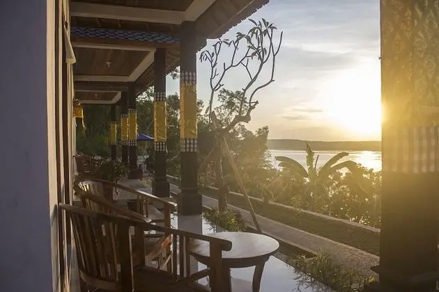 Deluxe Bungalov, 1 Büyük (Queen) Boy Yatak, Deniz Manzaralı
