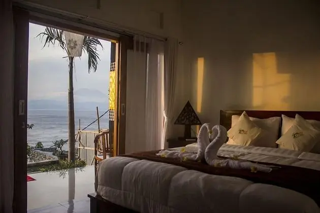 Deluxe Bungalov, 1 Büyük (Queen) Boy Yatak, Deniz Manzaralı