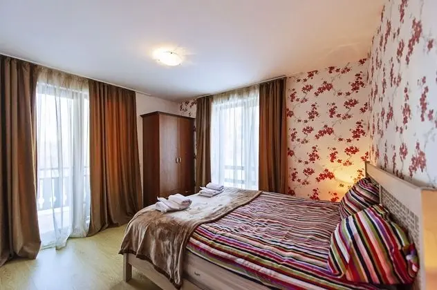 Apart Daire, 1 Yatak Odası, Mutfak (Free Sauna, Steambath & Jacuzzi)