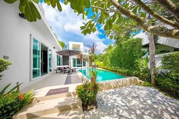Three-Bedroom Villa with Private Pool and Garden