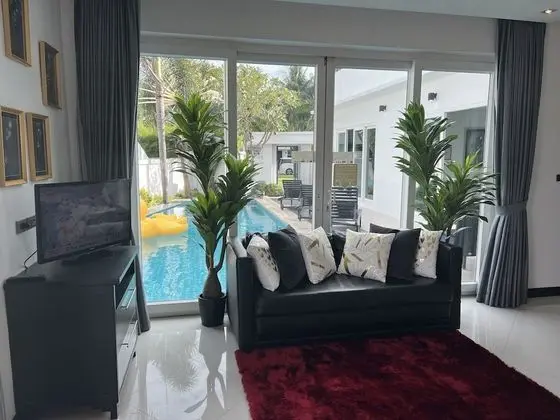 Three-Bedroom Villa with Private Pool and Garden