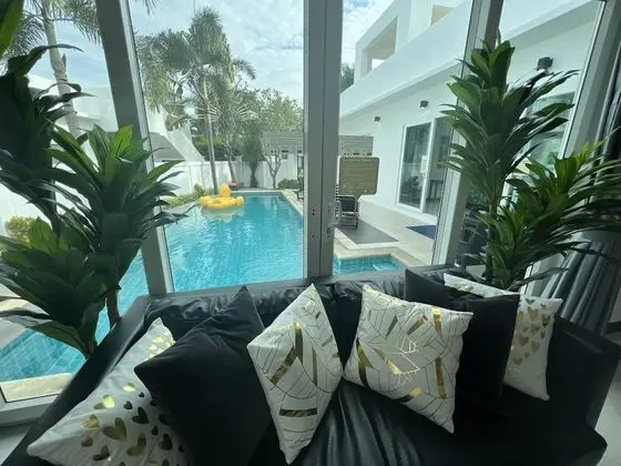 Three-Bedroom Villa with Private Pool and Garden