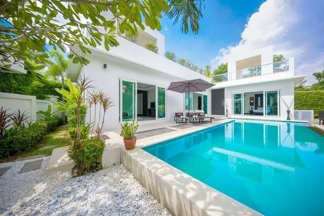 Three-Bedroom Villa with Private Pool and Garden