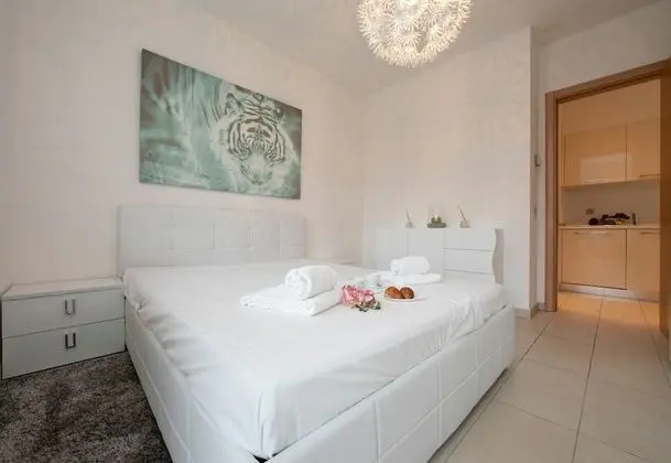 Family Apart Daire, 1 Çift Kişilik Yatak ve Çekyat, Bahçeli (Prestige du Lac 27)