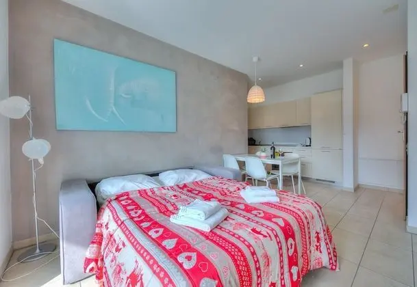 Family Apart Daire, 1 Çift Kişilik Yatak ve Çekyat, Bahçeli (Prestige du Lac 27)