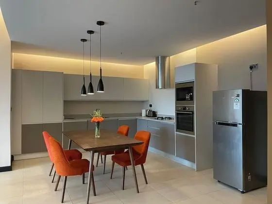 Deluxe Apart Daire, 2 Yatak Odası, Mutfak, Kule (Middle Unit)