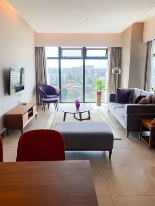 Deluxe Apart Daire, 2 Yatak Odası, Mutfak, Kule (Middle Unit)