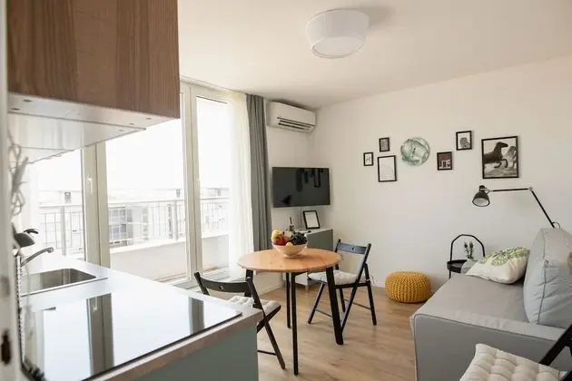City Apart Daire, 1 Yatak Odası, Balkon, Şehir Manzaralı