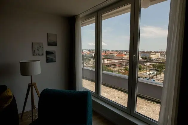City Apart Daire, 1 Yatak Odası, Balkon, Şehir Manzaralı