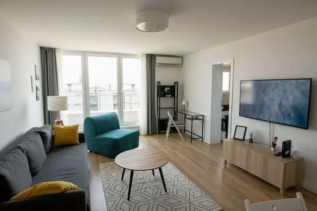 City Apart Daire, 1 Yatak Odası, Balkon, Şehir Manzaralı