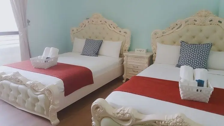Deluxe Dört Kişilik Oda, Balkon