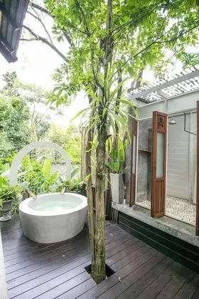 Honeymoon villa Creek view