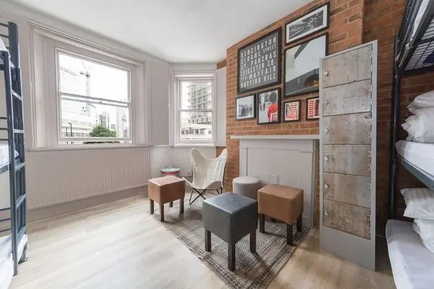 Bed in 12 Bed Mixed Dormitory Room with Shared Bathroom