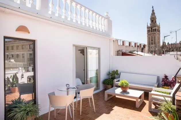 Panoramic Çatı Katı Süiti (Penthouse), Teras