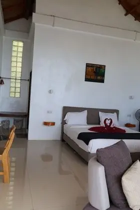 Luxury Bungalov, 1 En Büyük (King) Boy Yatak, Balkon, Plaj Manzaralı