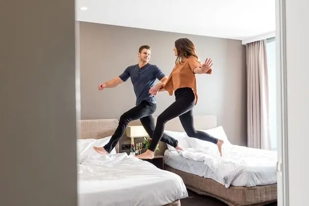 Deluxe Tek Büyük Yataklı Oda, 2 Çift Kişilik Yatak, Şehir Manzaralı