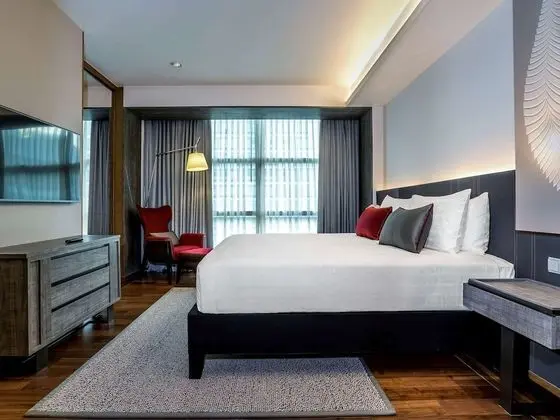 Executive Oda, 1 En Büyük (King) Boy Yatak, Business Dinlenme Salonu Kullanımı (High Floor)