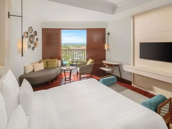 Deluxe Oda, Kısmi Deniz Manzarası (1 Queen Bed)