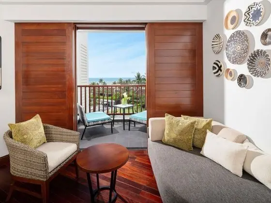 Deluxe Oda, Kısmi Deniz Manzarası (2 Single Beds)