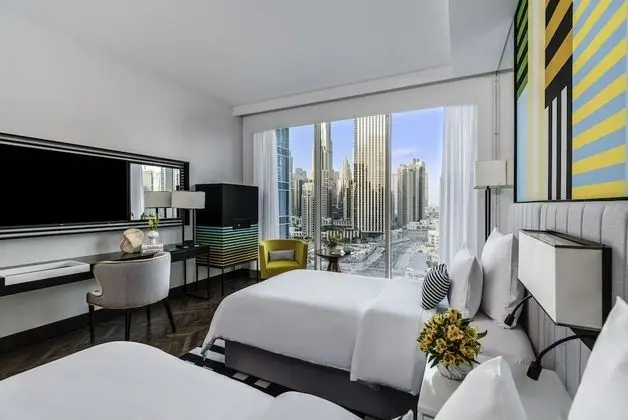Executive İki Ayrı Yataklı Oda, 2 Tek Kişilik Yatak (Burj Khalifa View)