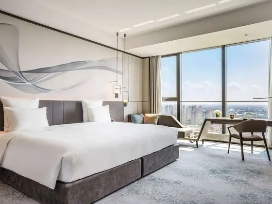 Executive Oda, 1 En Büyük (King) Boy Yatak, Business Dinlenme Salonu Kullanımı (High Floor)