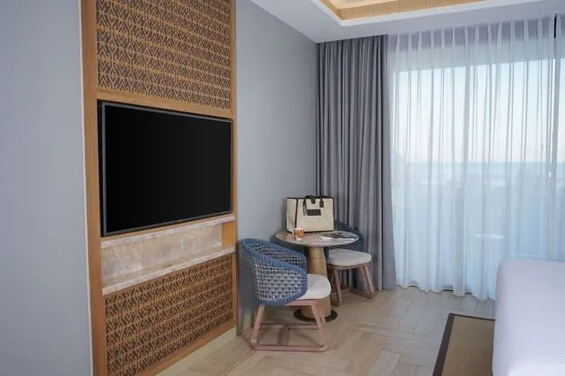 Deluxe Oda, 2 Tek Kişilik Yatak, Balkon, Bahçeli