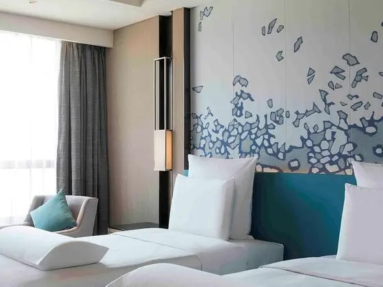 Deluxe Oda, 2 Tek Kişilik Yatak, Business Dinlenme Salonu Kullanımı (Executive, High Floor)