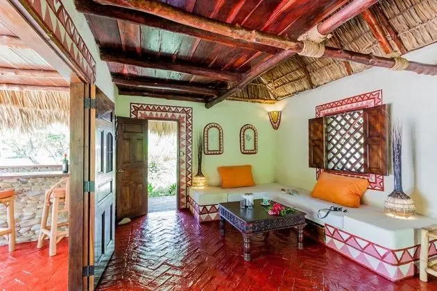 Superior Bungalov, 2 Yatak Odası, Denize Sıfır (With Fan)