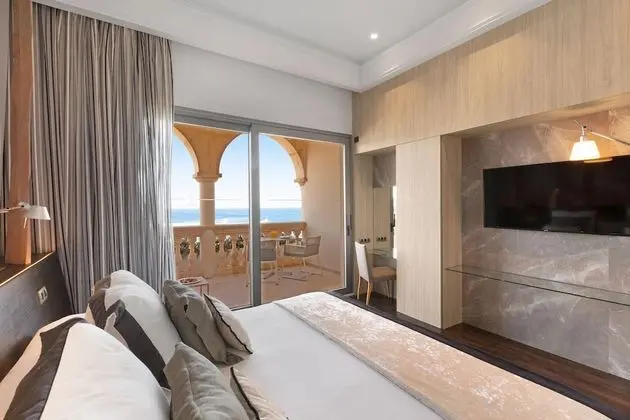 Deluxe Tek Büyük Yataklı Oda, Deniz Manzaralı (Single Use)