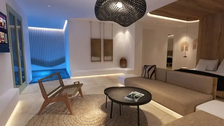 Premium Family Suite with Indoor Jetted Tub and Sea View